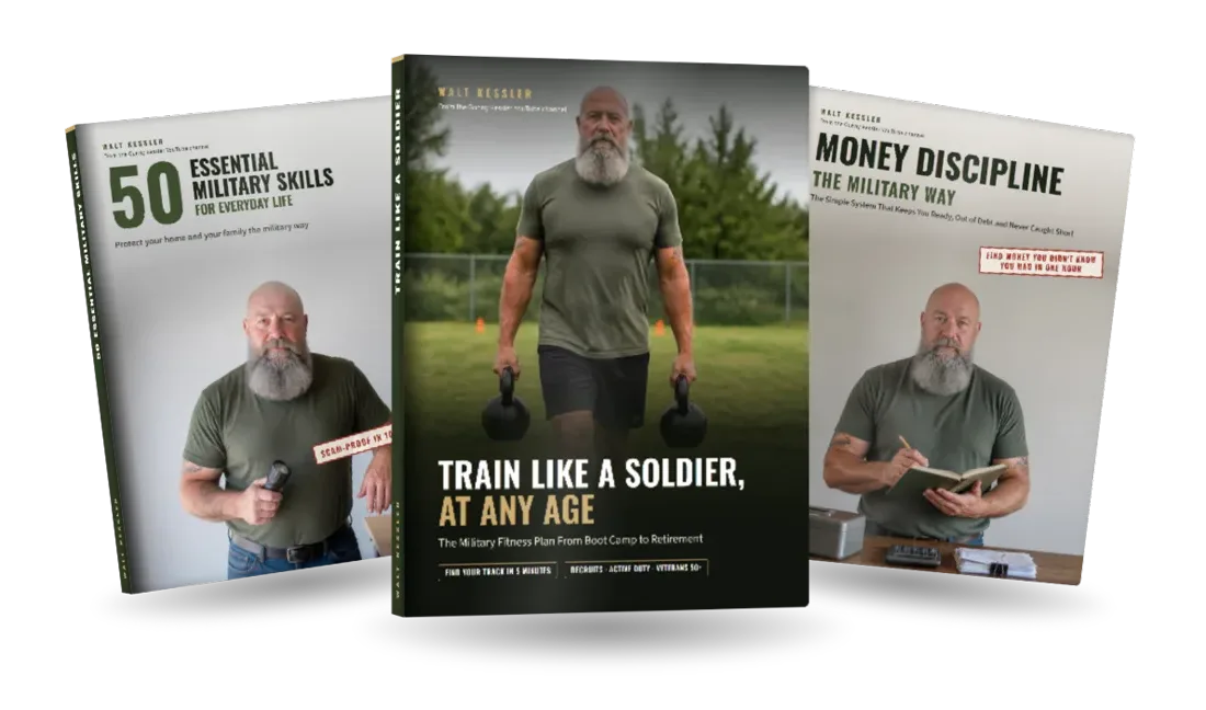 The three Military Way books by Walt Kessler
